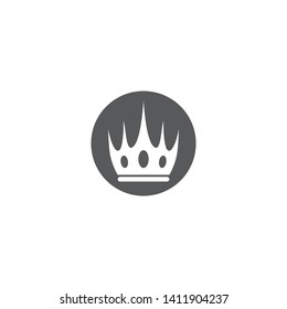 Crown logo template vector illustration