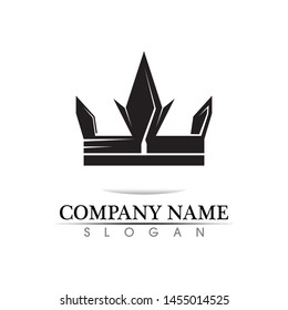 Crown Logo Template vector illustration
