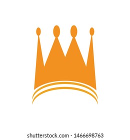 Crown logo template vector illustration