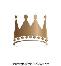 Crown logo template vector illustration