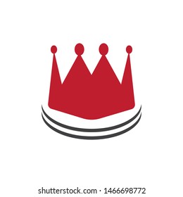 Crown logo template vector illustration