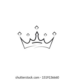 Crown Logo Template vector illustration