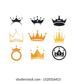 Crown Logo Template vector illustration