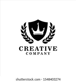 Crown Logo Template vector illustration, Logo design inspiration - Vector