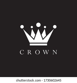 Crown logo template vector illustration