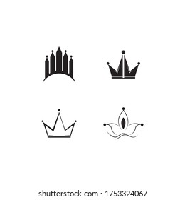 Crown Logo Template vector illustration