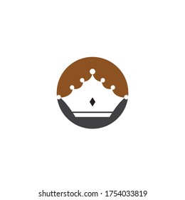 Crown Logo Template vector illustration