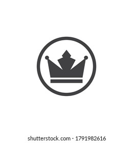 Crown logo template vector illustration design