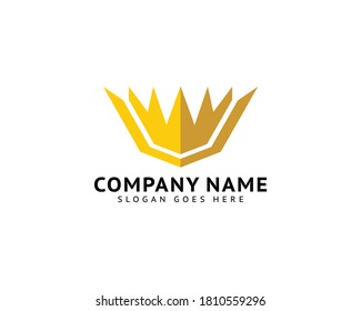 Crown Logo Template Vector Illustration