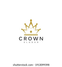 Crown Logo Template vector illustration