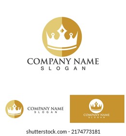 Crown Logo Template vector illustration