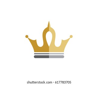 Crown Logo Template vector illustration