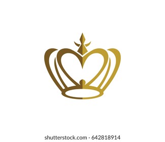 Crown Logo Template vector illustration