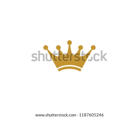 Crown Logo Template vector illustration