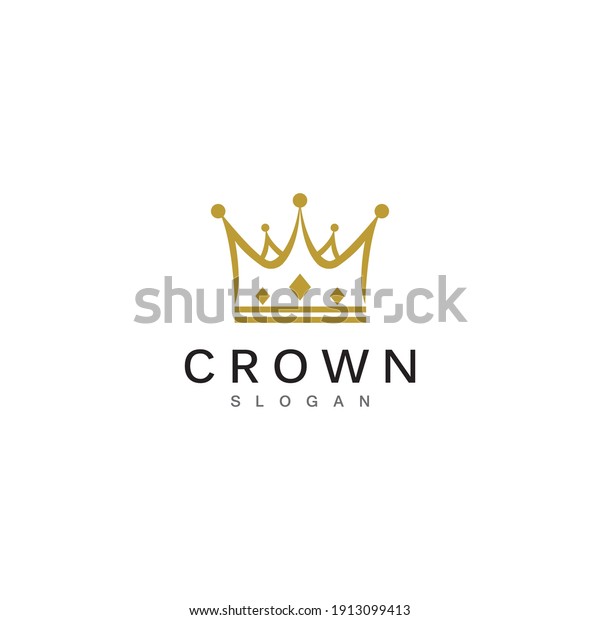 Crown Logo Template\
vector illustration