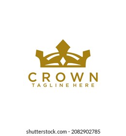 Crown Logo Template Vector. Luxury Logo Concept