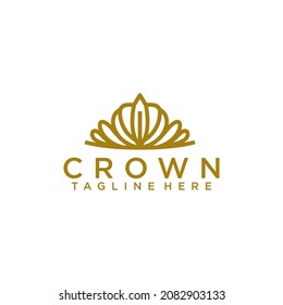 Crown Logo Template Vector. Luxury Logo Concept