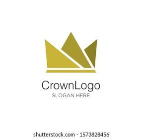 crown logo vector concept design template
