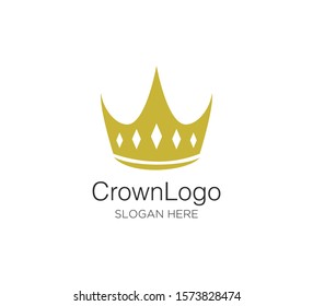 crown logo vector concept design template