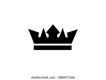 crown logo vector design icon