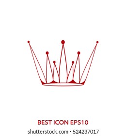 crown, logo, vector icon, eps10