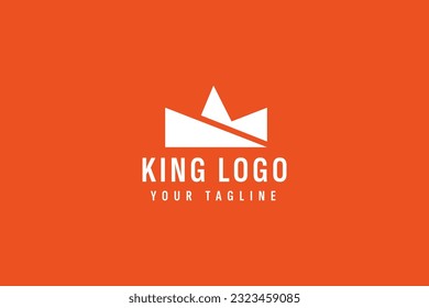 Crown logo vector icon illustration