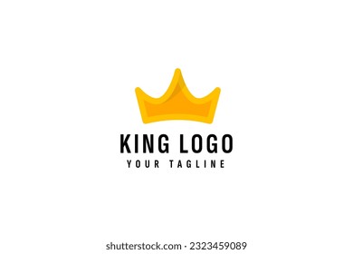 Crown logo vector icon illustration
