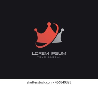 Crown Logo Vector Illustration