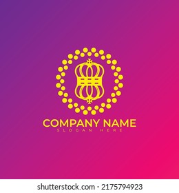 Crown logo vector illustration design