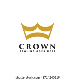 CROWN LOGO VECTOR ILLUSTRATION. EPS 10.