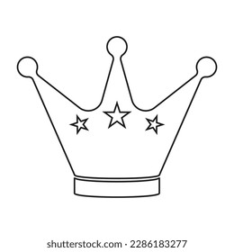 Crown logo vector illustration template design