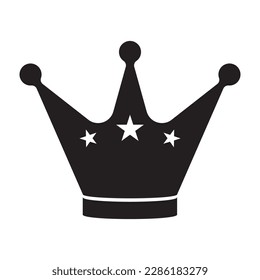 Crown logo vector illustration template design