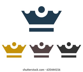 crown logo vector illustration template