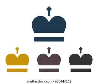 crown logo vector illustration template