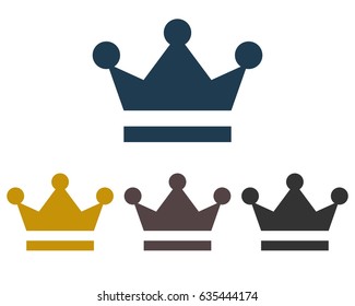 crown logo vector illustration template