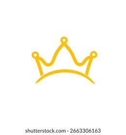 crown logo vector. king crown logo line vector. crown logo vector illustration.