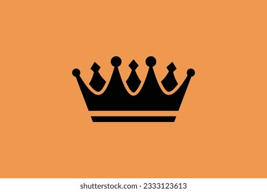 Crown logo vector with modern and creative concept