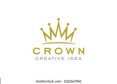 Crown Logo and Vector Template