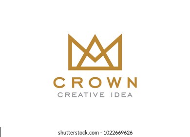 Crown Logo and Vector Template