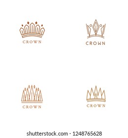 Crown Logo Vector Template