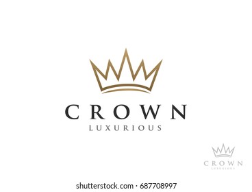 Crown Logo Vector Template