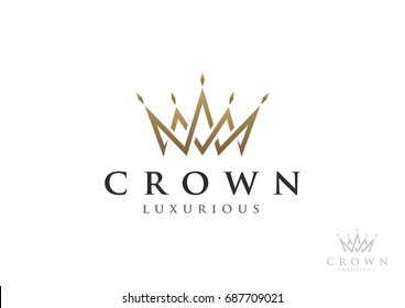 Crown Logo Vector Template