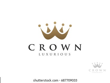 Crown Logo Vector Template