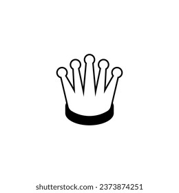 Plantilla de vectores de logotipo de corona. Icono de la corona.