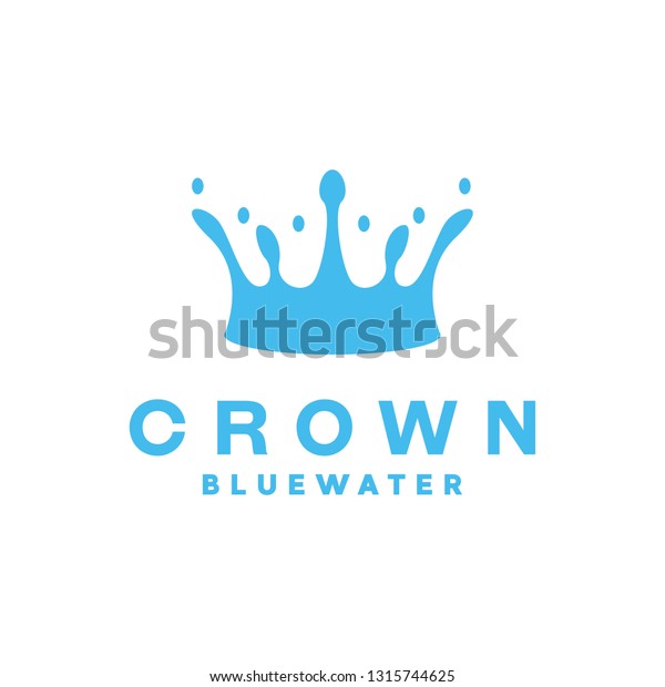 Crown Logo / Water Icon / Unique Symbol\
Design Inspiration