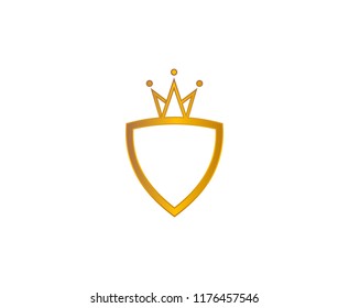 Crown luxury gold logo 