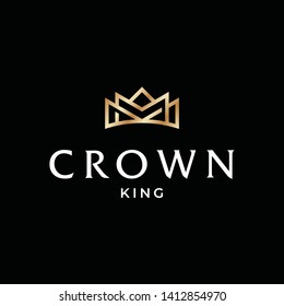 Crown Luxury Logo Design Template