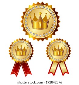 Crown crown medal