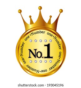 Crown crown medal