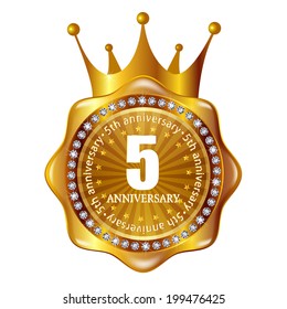 Crown medal frame